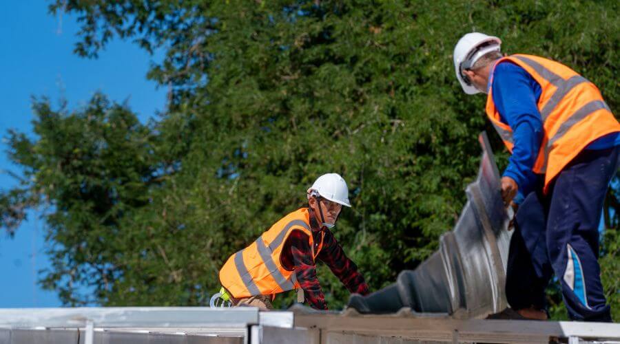 Professional gutter cleaning in Portland, PA